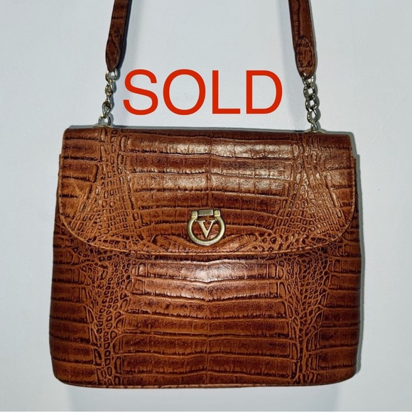 Valentino Garavani Handbags - 🚨SOLD🚨  Valentino Garavani Exotic Crocodile Leather Crossbody Bag 100% Authentic